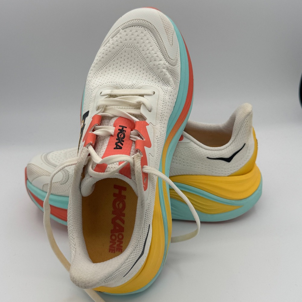 Hoka Skyward X Womens Running Shoes Blanc De Blanc Swimsuit Size 7.5B - Picture 5 of 13